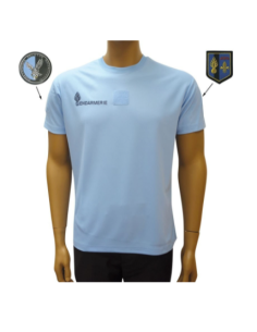 Tee-shirt Cooldry Bleu -...