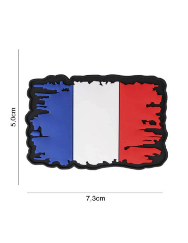 Patch 3D PVC France Vintage
