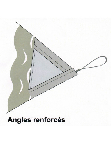 Filet de camouflage renforcé Bartavel (Câble Acier) - 80% d'ombrage - BLANC Filet de camouflage renforcé Bartavel (Câble Acier) - 80% d'ombrage - BLANC
