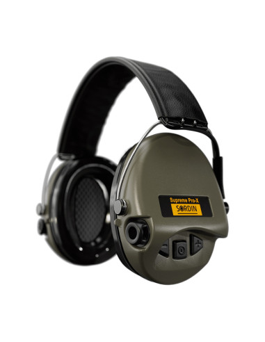 Casque anti-bruit Suprême Pro-X serre-tête Cuir Vert