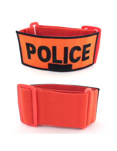 Brassard Brodé Police