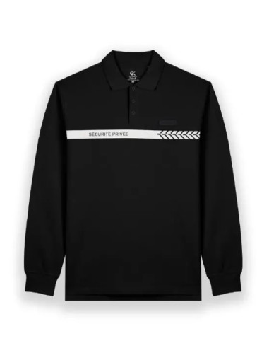 Polo manches longues Sécurité Privée