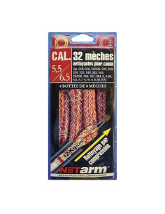 Pack 32 mèches rouges -...