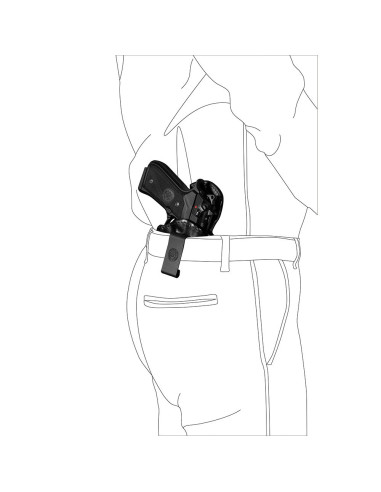 Holster Inside Ambidextre Cordura