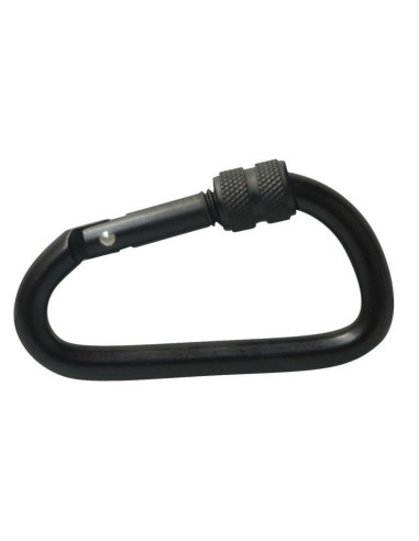 Lot de 2 mousquetons Aluminium - 8 cm