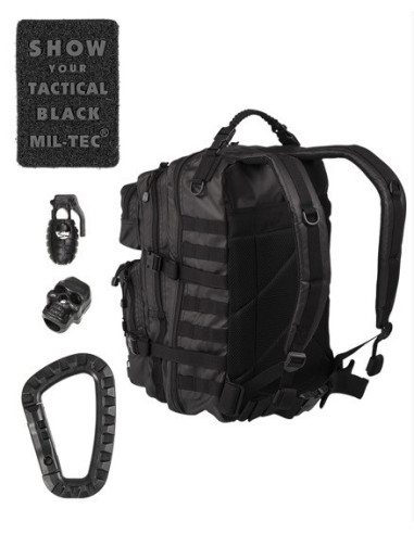 Sac Pack US Tactical Black - Grand...