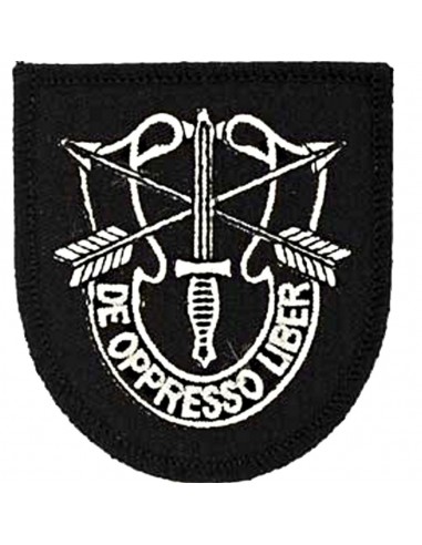 Patch US - Special force- De Oppresso Liber - Noir/Blanc
