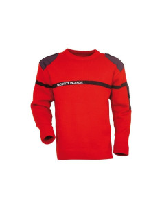 Pull brodé - Sécurité incendie