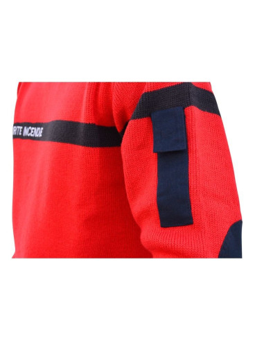 Pull brodé - Sécurité incendie