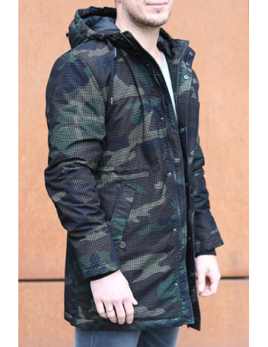 Parka "Grid-Camo"