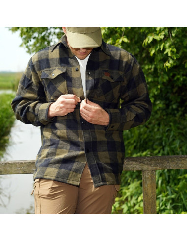Chemise bucheron à carreaux