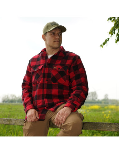 Chemise bucheron à carreaux