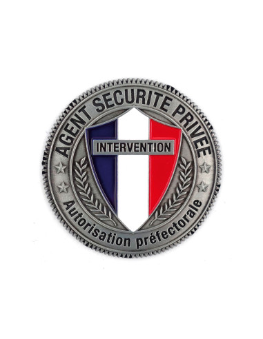 Médaille Agent Sécurité Privée
