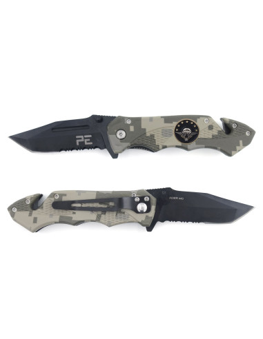 Couteau survival Para Noir