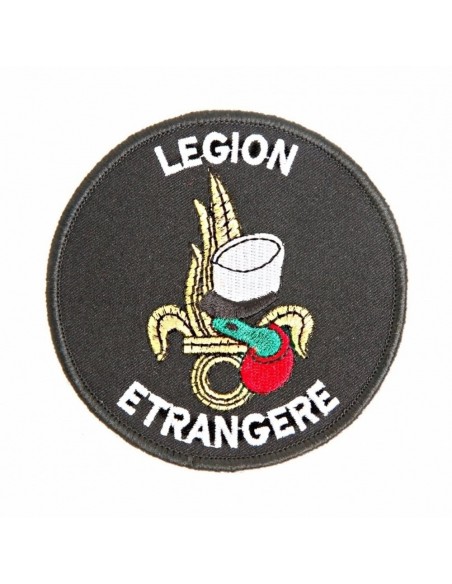 Ecusson brodé Légion képi/flamme Dessus