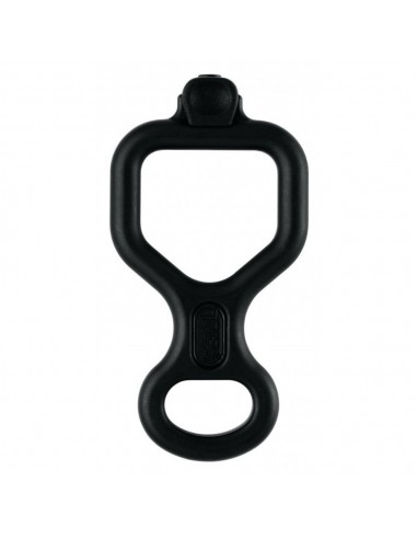 Descendeur en huit avec doigt anti-brûlure