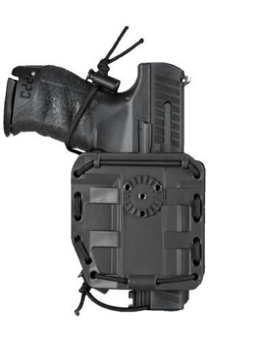 Holster ambidextre Bungy VEGA noir pour toute arme de poing