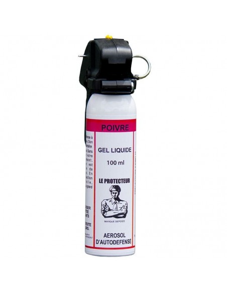 Aérosol / Bombe lacrymogène "Super Pro" - Gel Poivre - 100ML Aérosol / Bombe lacrymogène "Super Pro" - Gel Poivre - 100ML