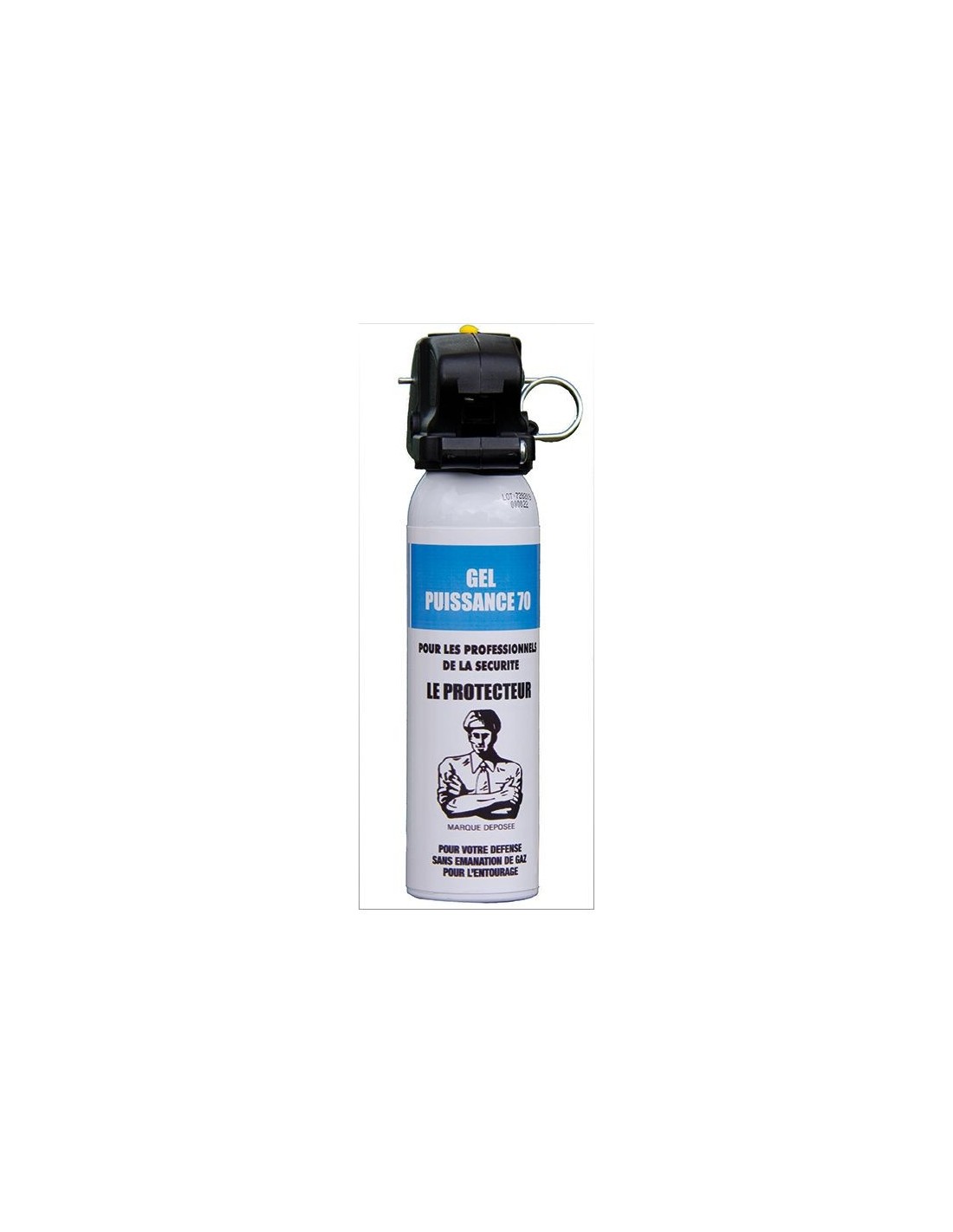 AEROSOL GAZ CS ANTI-AGRESSION LE PROTECTEUR 100 ML POIGNEE