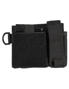 Poche plate molle admin Noir