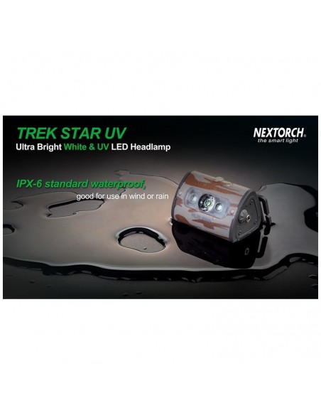 Lampe Frontale Trek Star UV- White & UV LED - 140 lm