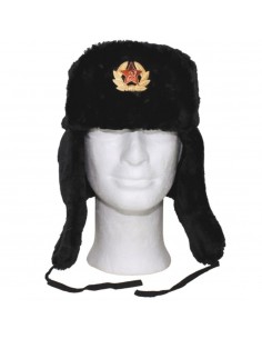 Chapka Russe en fourrure noir