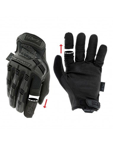 Gants Mechanix T/S 0.5 mm MPACT Spécial Tireur - Noir