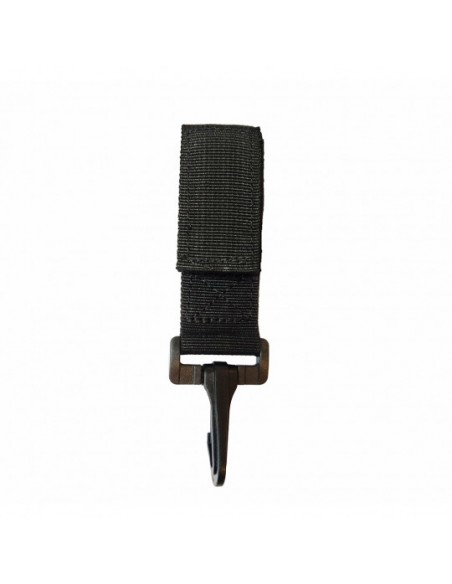 Porte mousqueton noir