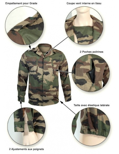 Veste F2 Cam ce réglementaire - OPEX