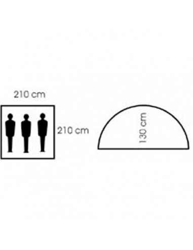 Tente "Monodom" Woodland - 3 personnes