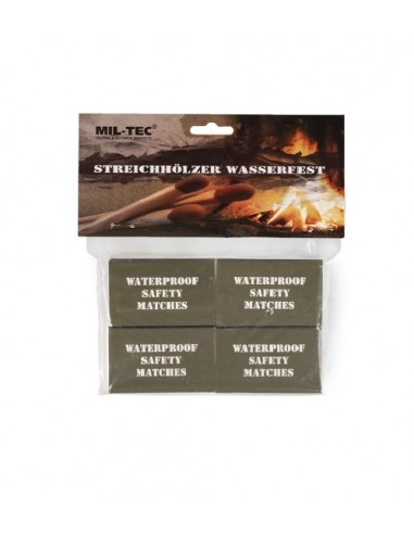 Allumettes étanches - Lot de 4 boîtes