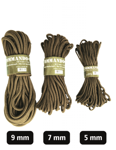 Corde commando Miltec - 15m Corde commando Miltec - 15m