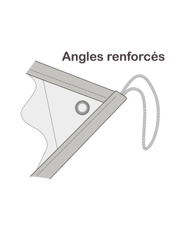 Filet de camouflage triangulaire 80% d'ombrage angles renforcés Filet de camouflage triangulaire 80% d'ombrage angles renforcés